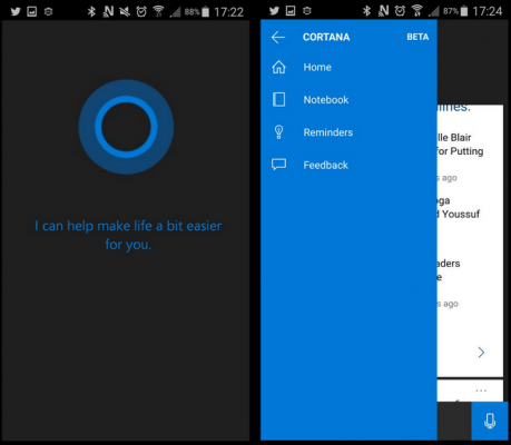 cortana android leaked version download