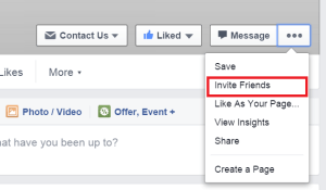 invite all friends to facebook page in single click